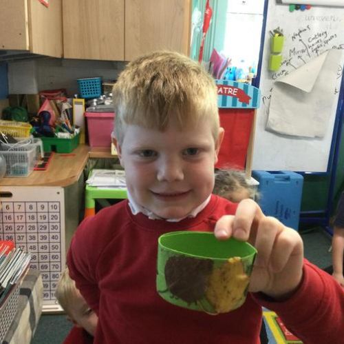 The children looked for signs of Autumn around our school ground