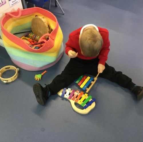 Learning, whilst having fun, at Nursery.